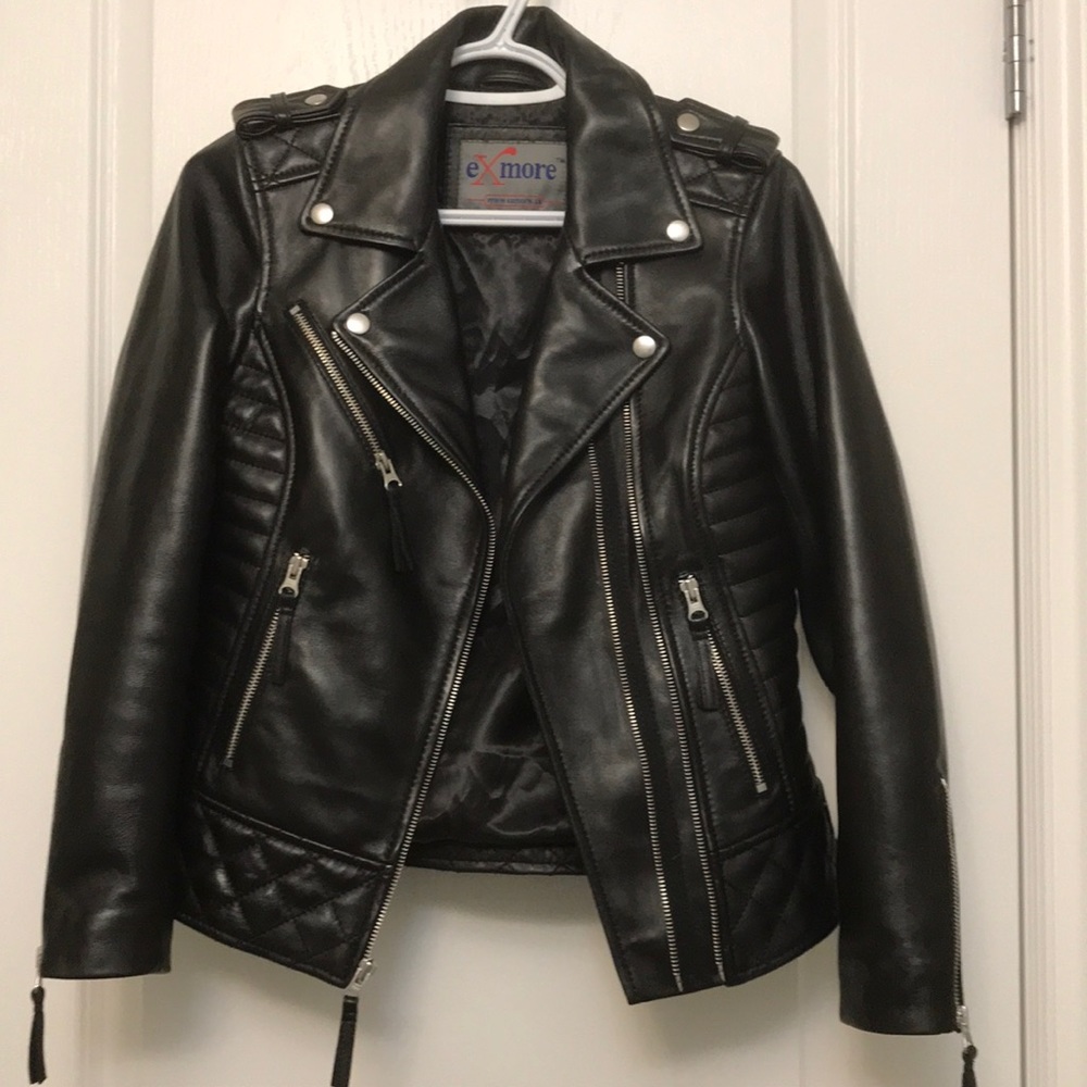 Never worn genuine leather jacket
